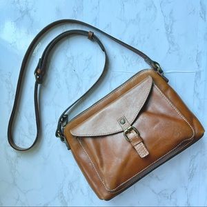 Patricia Nash Italian Leather Vintage Crossbody